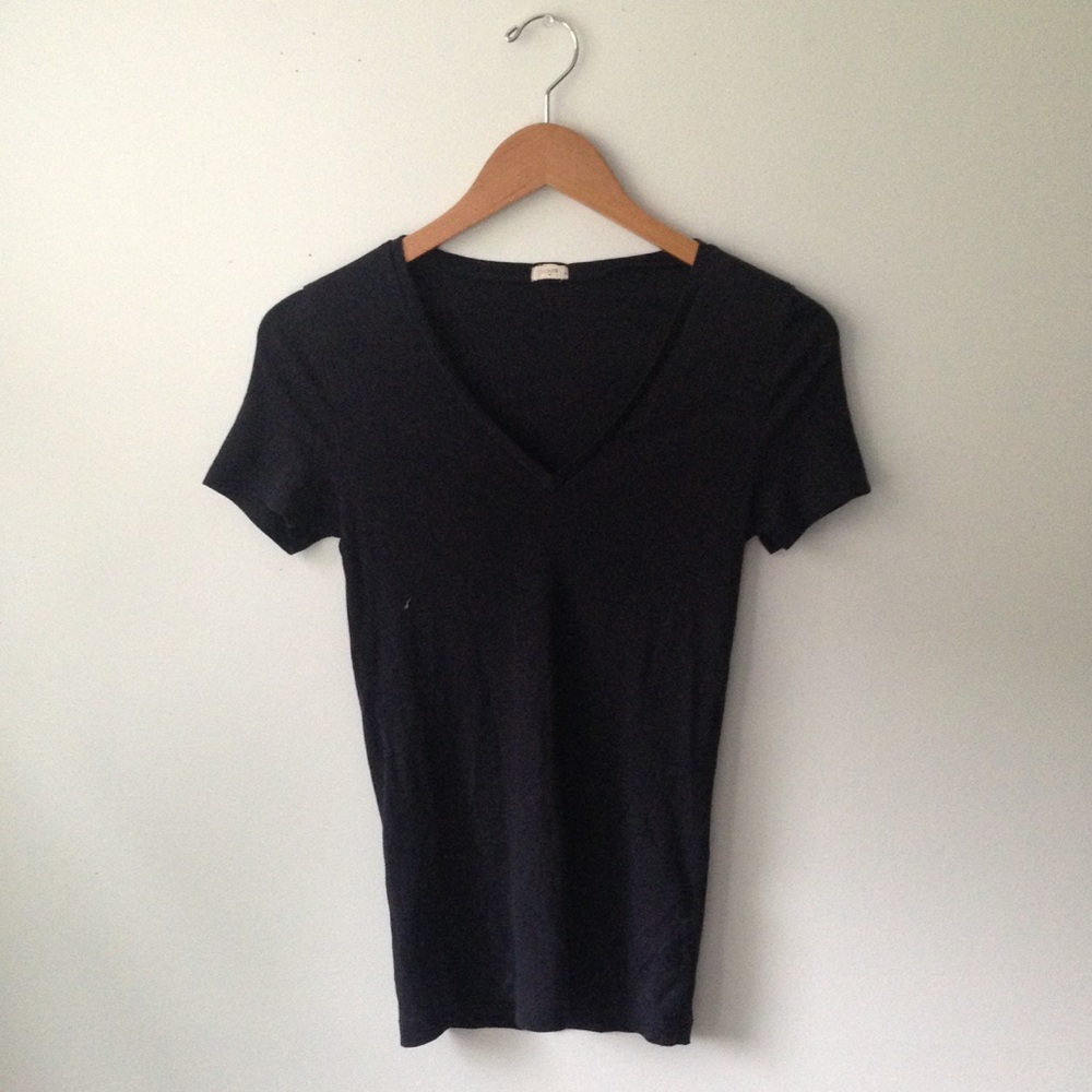Navy j crew v neck